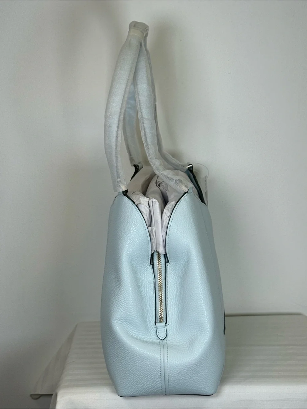 New! Kate Spade ‘Lena’ Large Triple Compartment Pebbled Leather Shoulder Bag